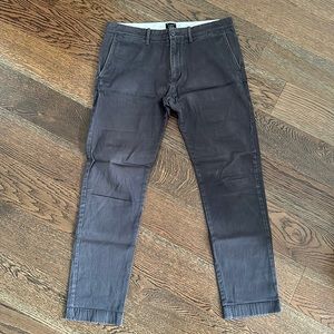 JCrew 484 Grey Chinos